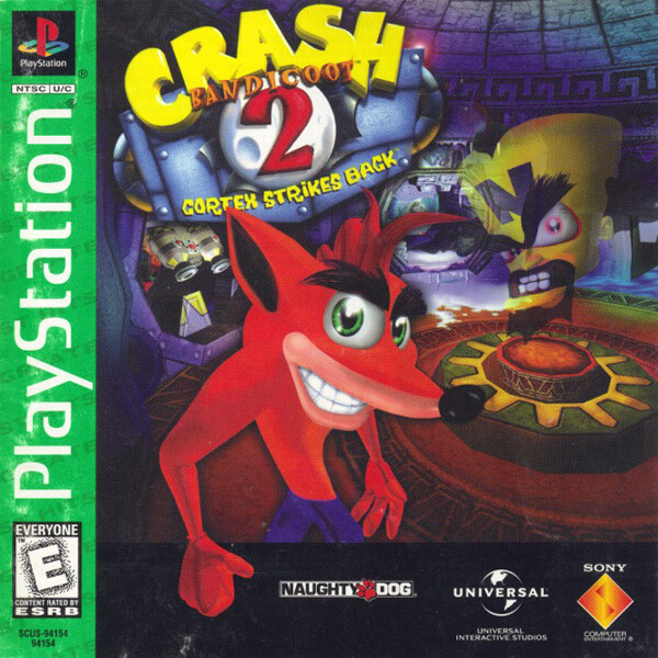 Crash Bandicoot 2 (Greatest Hits) (PS1 Sony Playstation