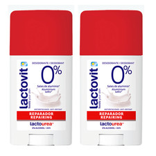 Lactovit Lactourea Deodorant Stick Dry-E, 0 Aluminum Salt, Alcl-Free 2-Pack