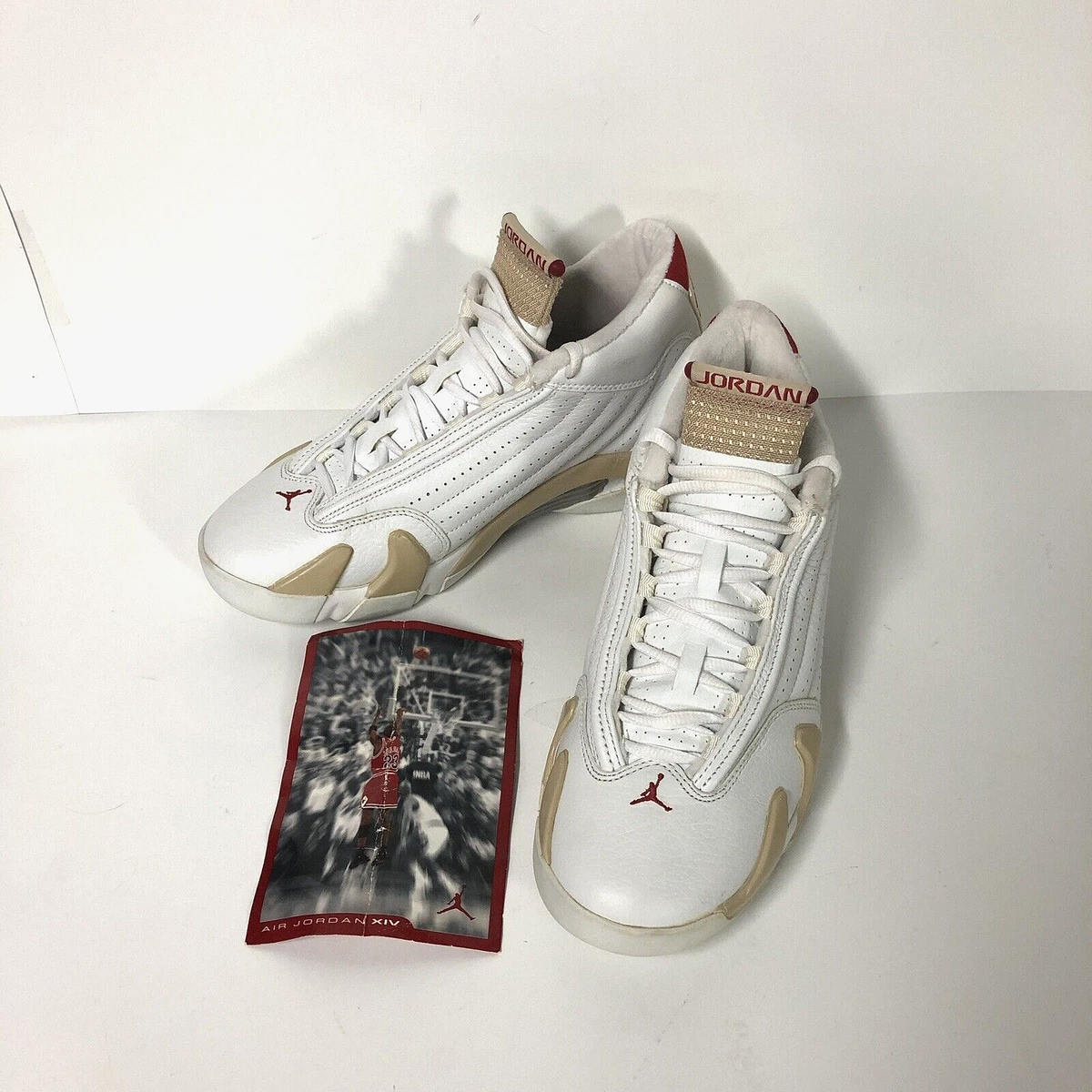 Nike Air Jordan 14 Retro Tan White Sizes 8.5 Women 312274 161 NEW