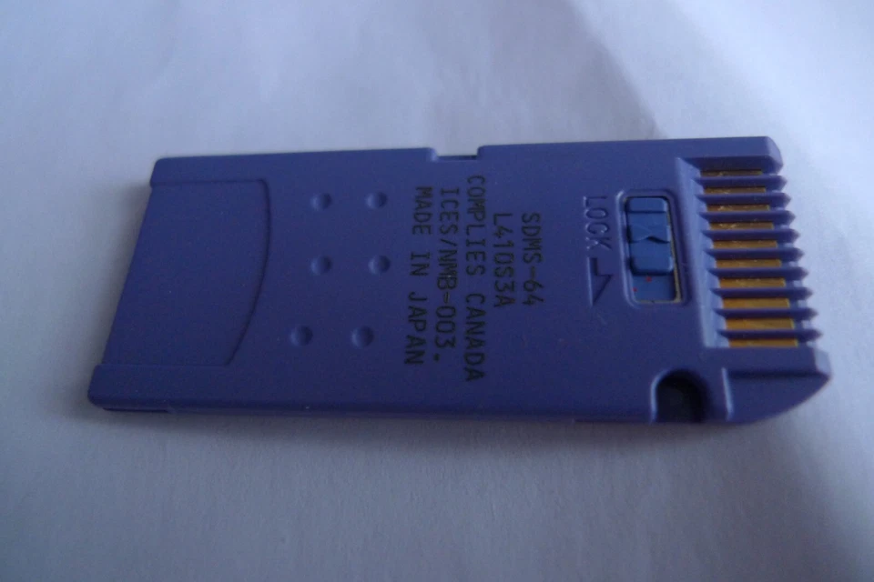 Mint condition SanDisk 64MB Memory Stick Card SDMS-64 NON-PRO for Sony camera - Image 2 of 2