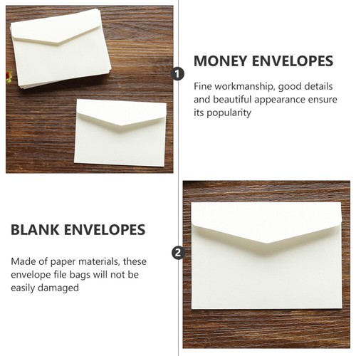 100 Pcs Envelope Greeting Card Storage Bag Cards Envelopes Small for Money - Picture 9 of 12