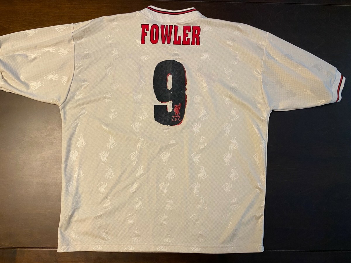 1996-1997 Hype Liverpool Away Soccer Jersey – Ecru - Robbie
