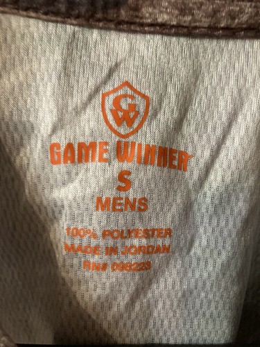Game Winner Real Tree Camo Shirt Short Sleeve Men's Small 100% Polyester - Picture 3 of 7