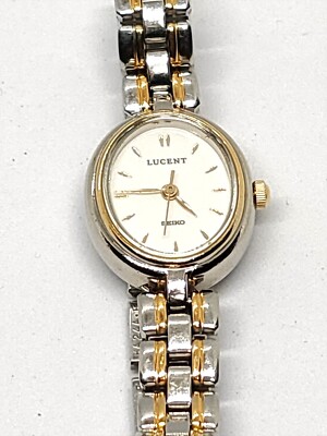 SEIKO LUCENT Lady Quartz Watch White dial Japan 90s Vintage
