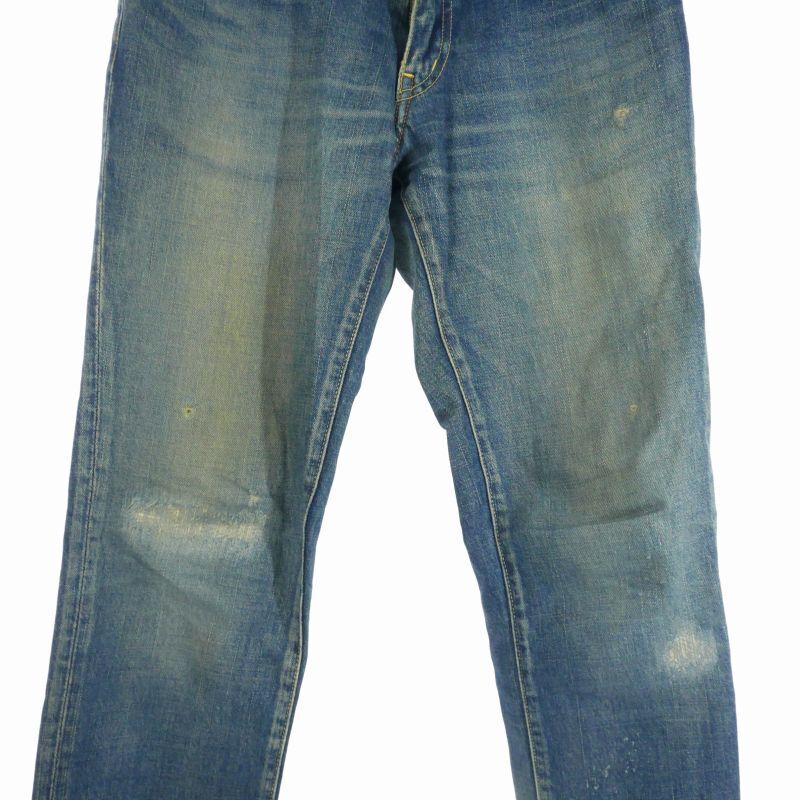 VISVIM　FULUXUS : serge de Nimes 02C2 VISVIM fluxus serge de nimes Denim Pants Jeans Patch W32 L30