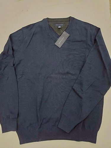 V-Neck Cotton Sweater Licensed Med | eBay