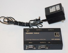Kramer VP-300N 1:3 High Resolution Graphics Video Amplifier/Splitter  OEM PSU