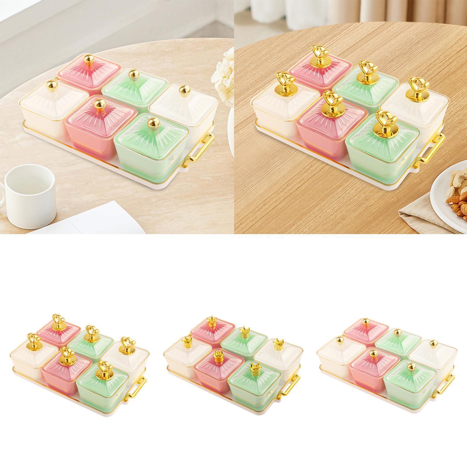 Fruit Plate Party Supply Serving Tray and Platters for Candy Veggies Snacks