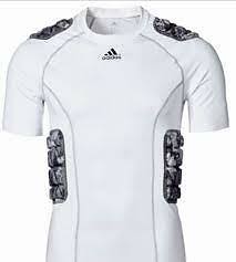adidas padded compression shirt