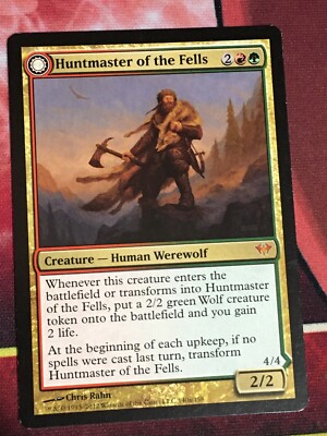 C6495 MTG MAGIC DARK ASCENSION HUNTMASTER OF THE FELLS 140 MP MYTHIC