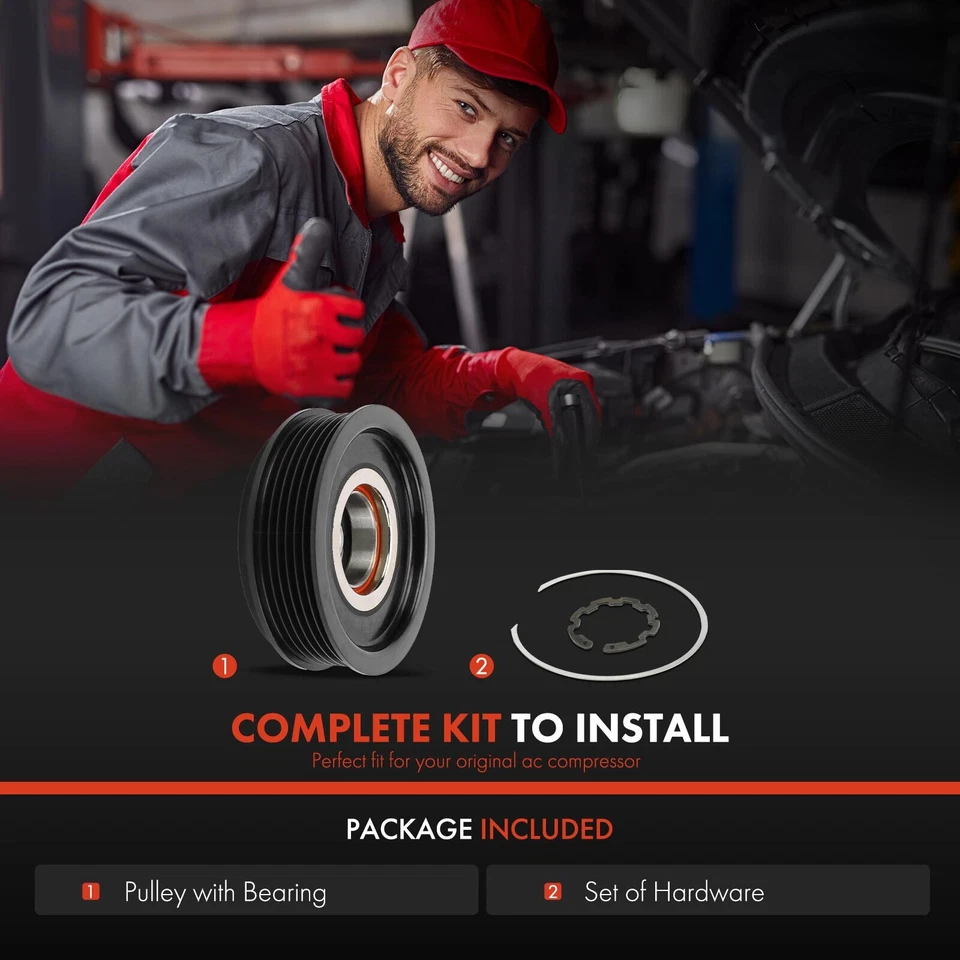 Kit de embreagem de compressor AC para Mercedes-Benz CL500 CL65 AMG E500 ML350 GL550 R350 - Imagem 2 de 4