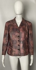 Prada Snakeskin Leather Jacket