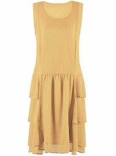 Women's 1920s Inspired Tiered Skirt Flapper Dress  *3804