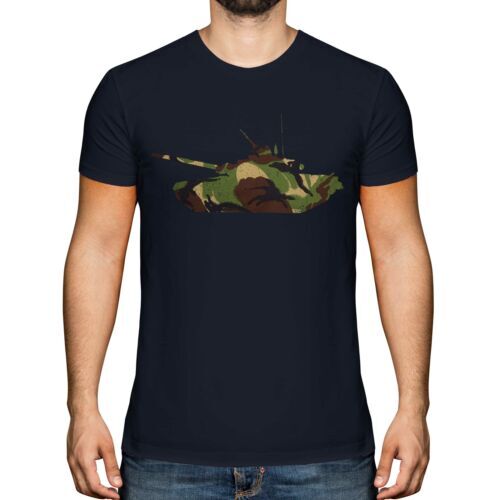 Británico Camuflaje Tanque Hombre Camiseta Top Regalo Ejército