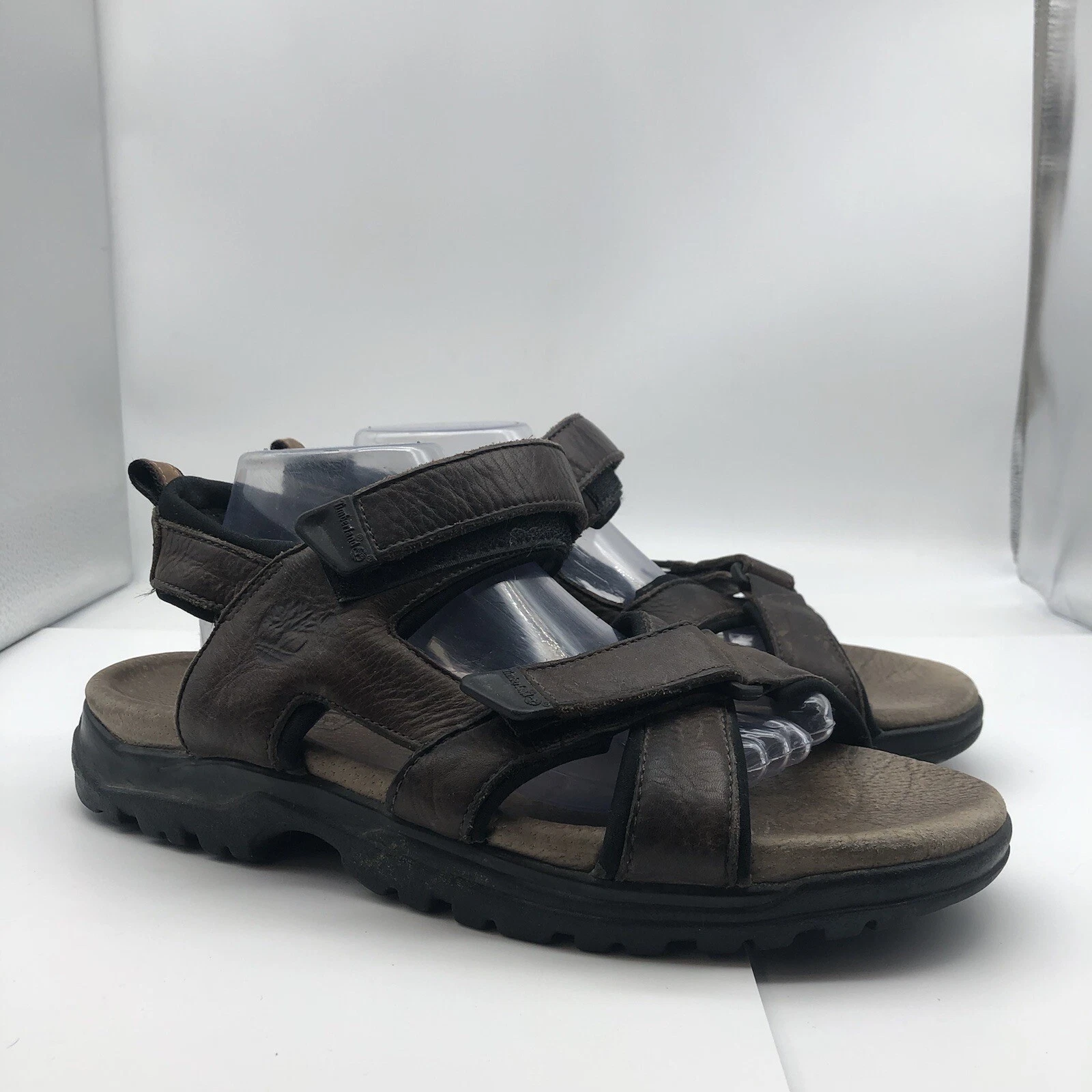 sandali timberland uomo taglia 12 pelle marrone escursionismo estate spiaggia