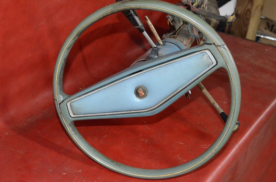 Vtg 1974-78 Chrysler New Yorker Tilt Telescoping Steering Column Wheel Mopar OEM - Image 2 of 4