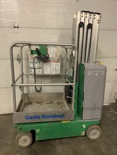 2014 GENIE GR20 20’ ELECTRIC RUNABOUT SCISSOR VERTICAL MAST DRIVABLE MAN LIFT