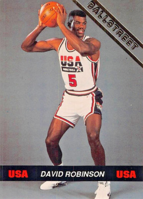 1992 Ballstreet Magazine Odd-Ball '92 Olympics David Robinson USA #NNO NM/MT