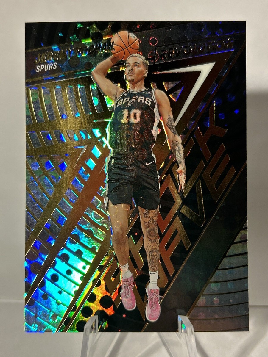 Jeremy Sochan 2022-23 Panini Revolution Shockwave #16 San Antonio