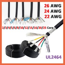 PVC Sheathed Cable 26/24/22AWG Shielded Wire 2/3/4/5/6/8/10/12/15/16/20/25 Core