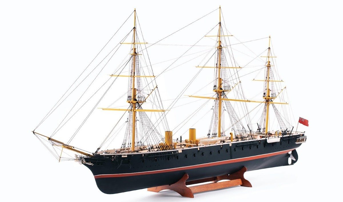 Modello Nave HMS Warrior – Billing Boats 512 – Scala 1:100 – Kit Legno E Metallo