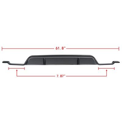 Carbon Look 3D Style Rear Bumper Diffuser Lip For BMW G30 G31 M Sport 2017-2023
