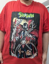 Spawn Movie Remake Rare design T shirt red tee Spawn graphic