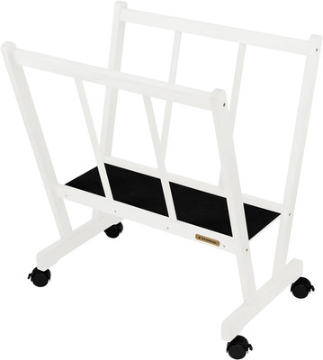 Firenze Wood Large Print Rack with Castors - Perfect for Display of Canvas, Art,