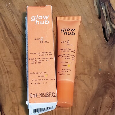 Glow Hub Pep Talk PLUMPING PEPTIDE RESCUE BALM - 15ml.5 oz