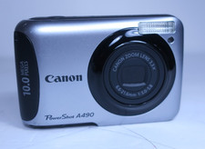 Canon PowerShot A490 10.0MP Digital Camera Parts Only - No Battery Door,