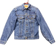 Vintage 70’s Levi’s Jean Trucker Denim Jacket Mens 38L 71205 0217 Made In USA