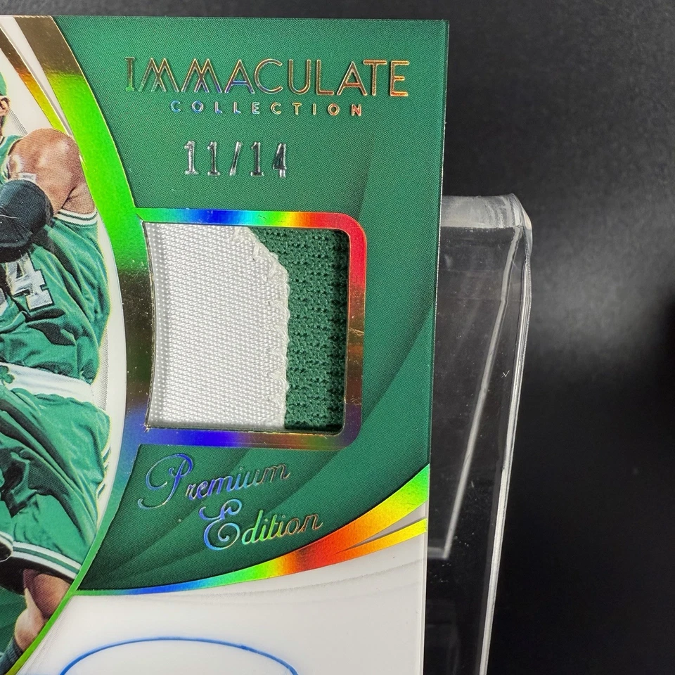 Paul Pierce 2018-19 Immaculate Collection Premium Edition Patch Auto 11/14 - Image 3 of 4