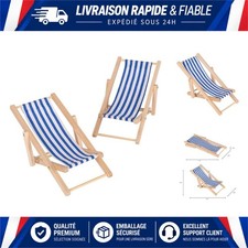 Mini chaise longue pliante 1:12 maison de poupée, lot de 2 chaises de plage