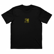 Kizer Hacker T-Shirt Herren 100% Baumwolle Schwarz Skate Streetwear Logo Print