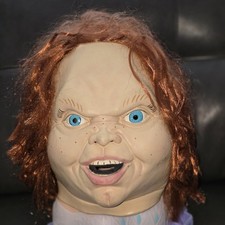 Adult Chucky Halloween Mask Childs Play 2 Evil Chucky Trick or Treat Studios HTF