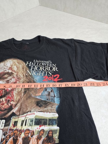 Halloween Horror Nights 2012 Universal AMC Walking Dead Adult Large Tshirt Used - Picture 5 of 7
