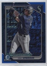 2024 Bowman Chrome Prospects Blue Shimmer Refractor /150 Colt Emerson 1c19