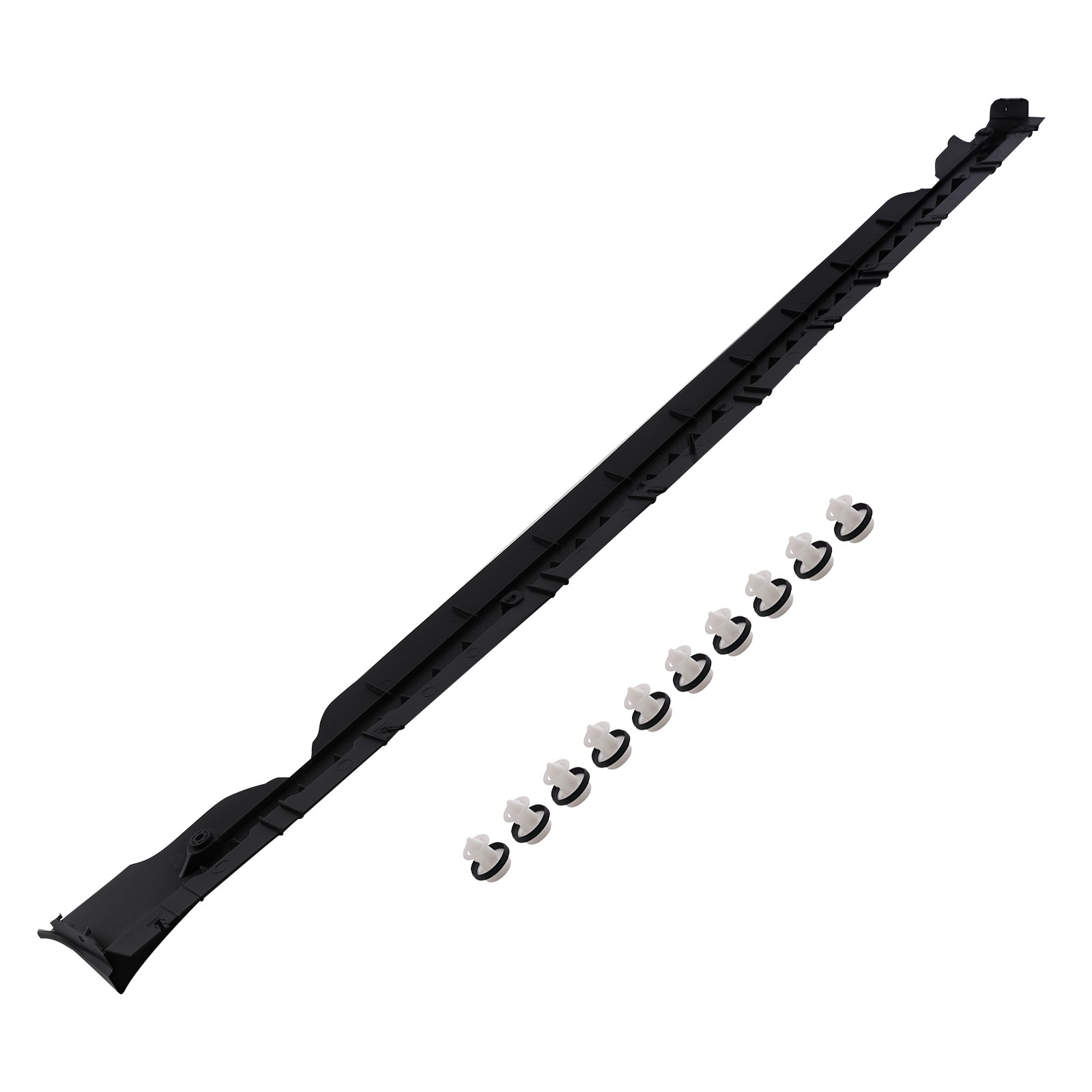 Side Body Panel for Tesla Y Base 2023-2024 1497745-00-C Black Plastic