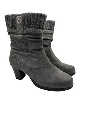 ANNIE G. Reißverschluss-Stiefeletten Damen Stiefeletten Gr. DE 40 hellgrau