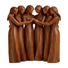 Hand-Painted Sisters Resin Figurine - Friendship Statue for Women, 6 Sisters