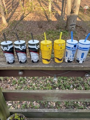 Star Wars Zak Designs Tumblers With Straws New 7 Total