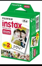 Fujifilm Instax Mini Instant Film Twin Pack 20 Sheets Acid-Free Paper