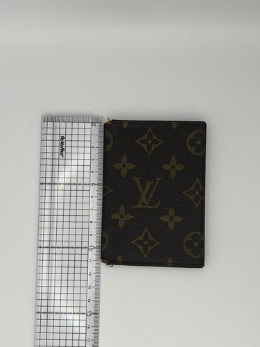 Louis Vuitton Monogram Card Wallet Card Case Leather Brown USED E1213-5 - Picture 24 of 24