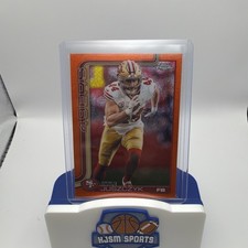 2025 Topps Chrome Football Kyle Juszczyk  Orange Glitter SSP
