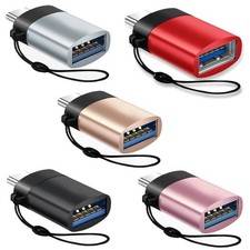 2-Pack USB C Adapter Hi-speed OTG USB Type C to USB-A 3.0 Convertor