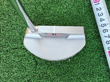 Edel E-1 Silver Mallet Putter with Honeycomb Face Golf Club, Excellent Condition