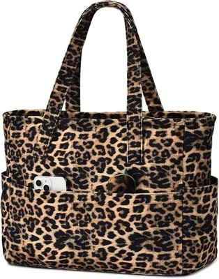 Cord Gelb Leopard Umhängetasche 17,7x13x6,3 Zoll  Leicht 4,5 Sterne