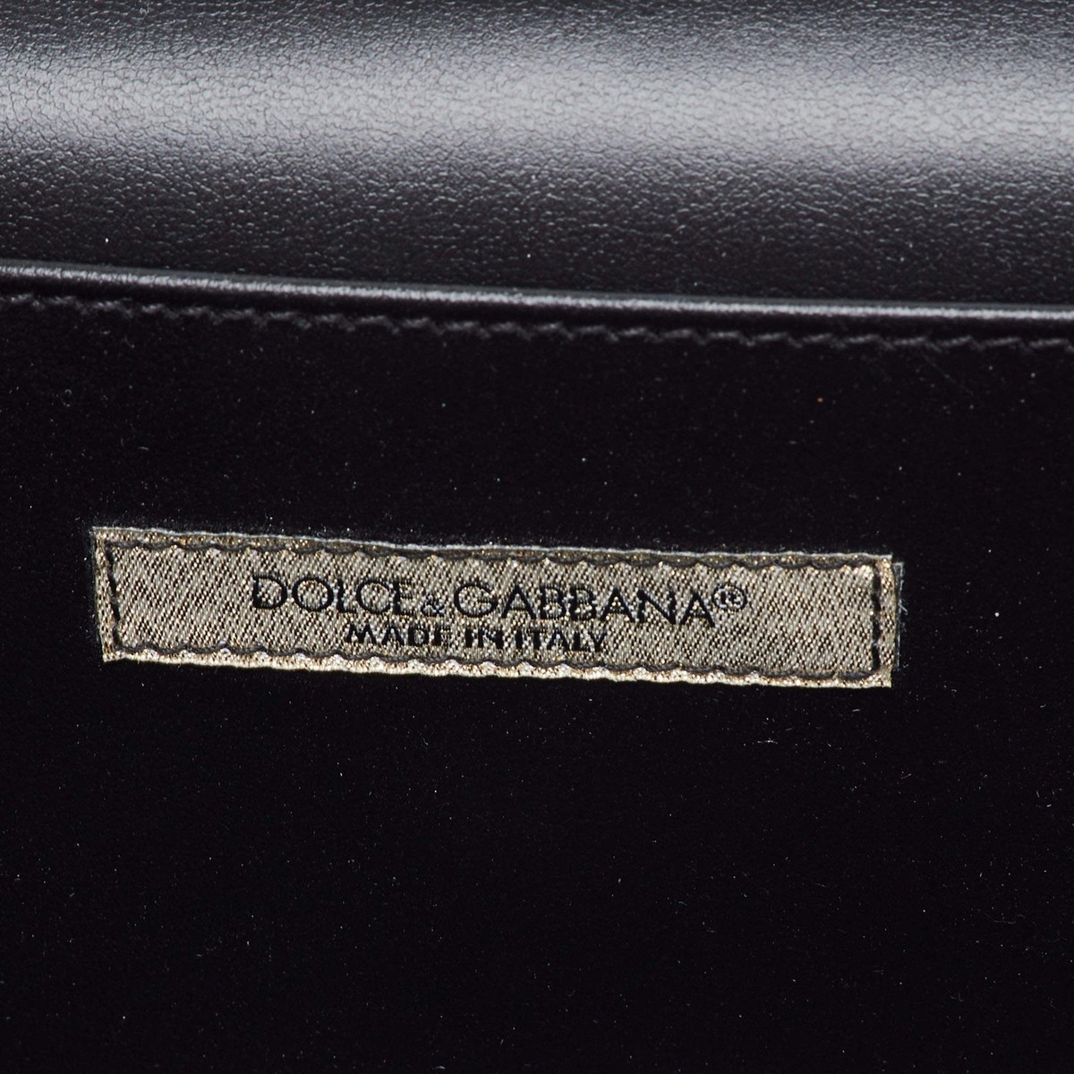 Dolce Gabbana DG Logo Flap Chain Mini Metallic Pink Leather