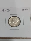 1943 Mercury Dime CHOICE BU UNC