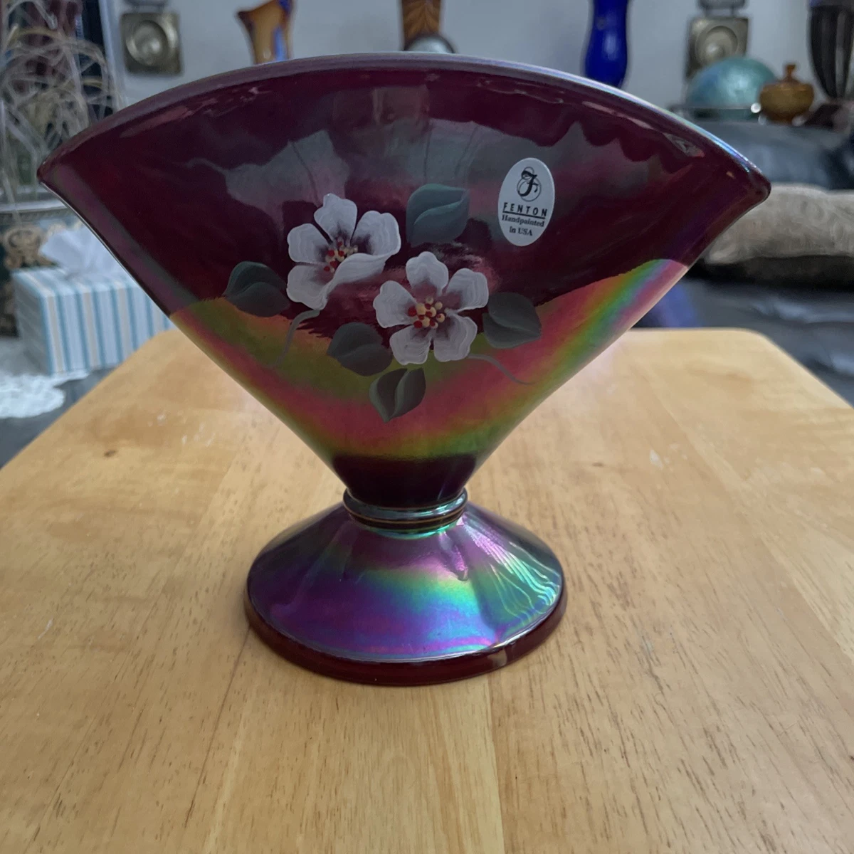 Fenton Fan Vase for sale | eBay